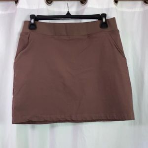 Swiss Alps brown skirt